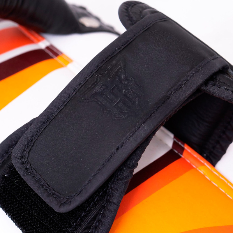 TKB TopKing TKKPL-CV "Lava" Thai Pads Curve Muay Thai Boxing Orange