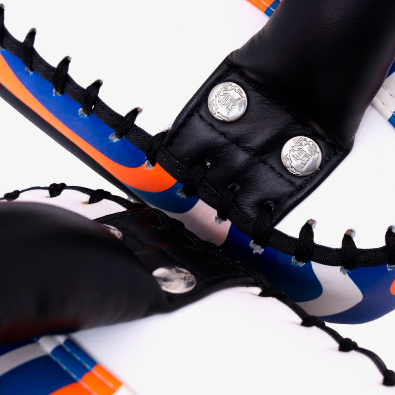 TKB TopKing TKKPL-CV "Lava" Thai Pads Curve Muay Thai Boxing Blue