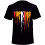 TKB Top King T-Shirt Black Cotton Free Shipping