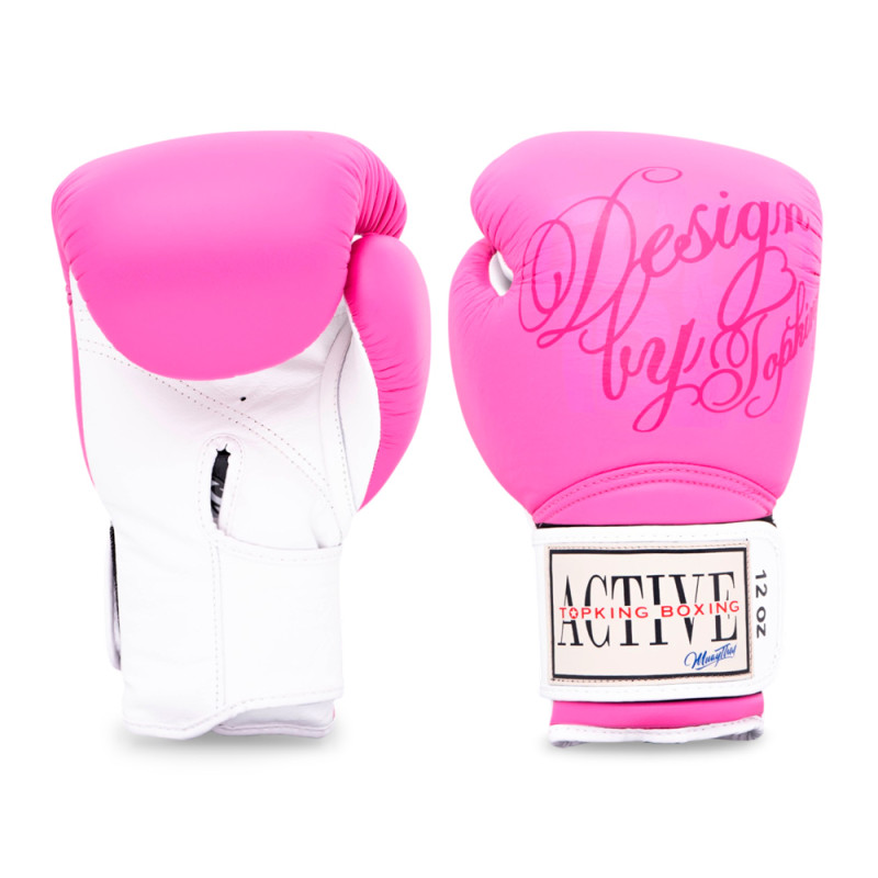 TKB TopKing Boxing Gloves "Active Muay Thai" Pink