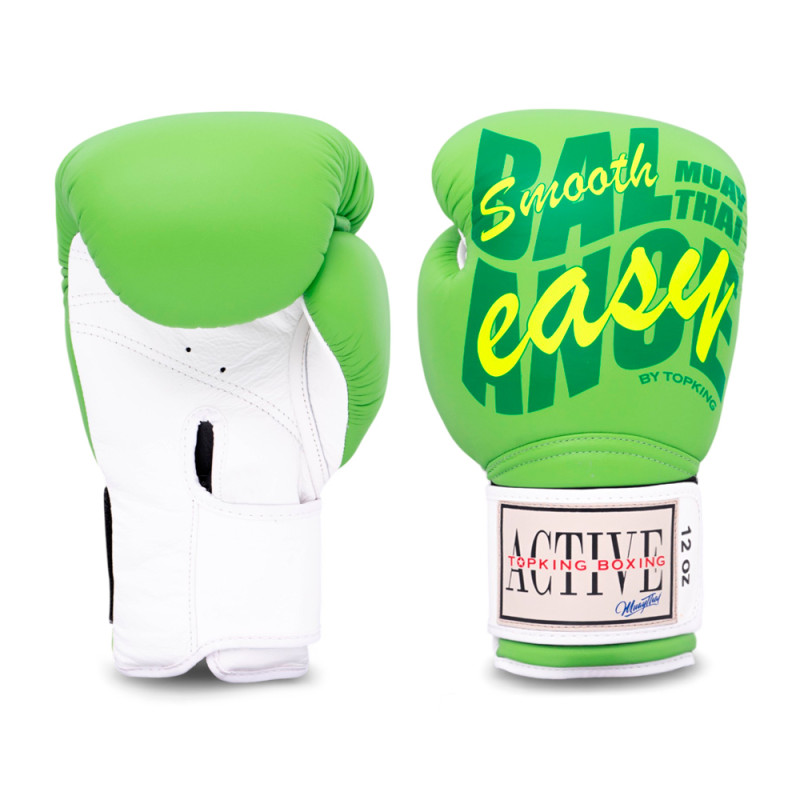 TKB TopKing Boxing Gloves "Active Muay Thai" Green