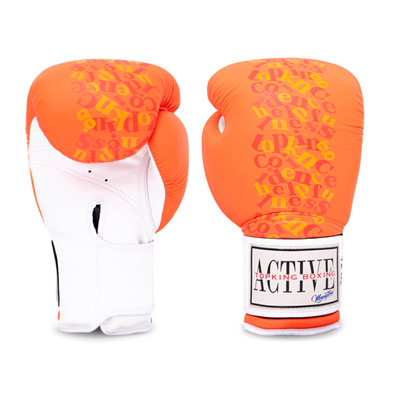 TKB TopKing Boxing Gloves "Active Muay Thai" Orange