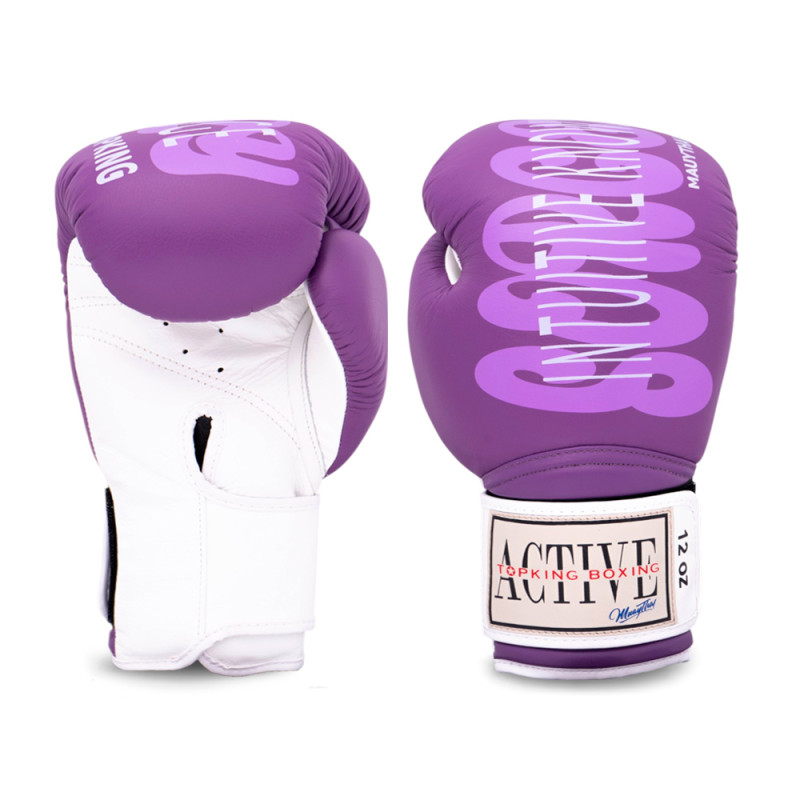 TKB TopKing Boxing Gloves "Active Muay Thai" Purple