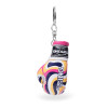 TKB TopKing Keychain Mini Boxing Glove Lava Pink Free Shipping