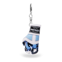 TKB TopKing Keychain Mini Boxing Glove Camouflage Blue Free Shipping