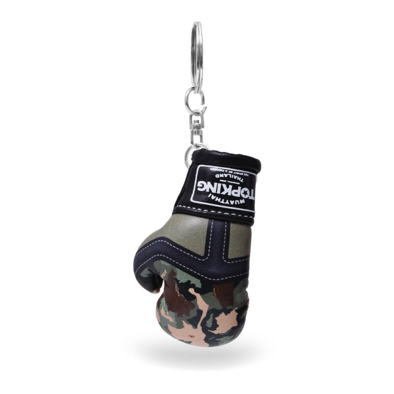TKB TopKing Keychain Mini Boxing Glove Camouflage Khaki Free Shipping
