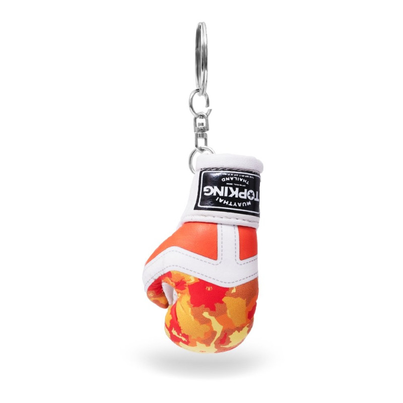 TKB TopKing Keychain Mini Boxing Glove Camouflage Orange Free Shipping