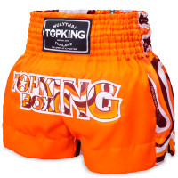 TKB Top King TKTBS-252 Muay Thai Boxing Shorts Orange Free Shipping