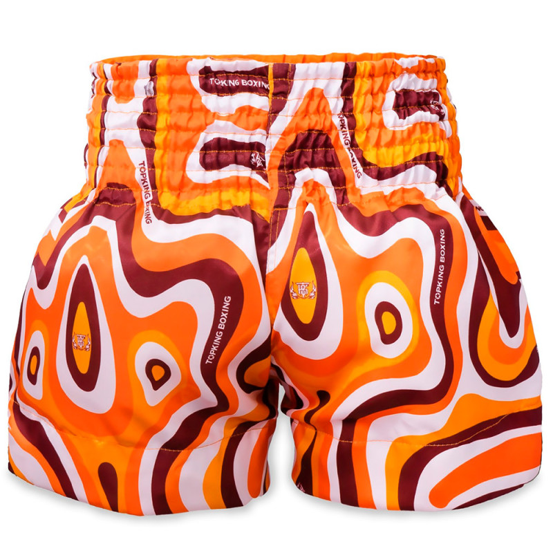 TKB TopKing TKTBS-252 Muay Thai Boxing Shorts Orange Free Shipping
