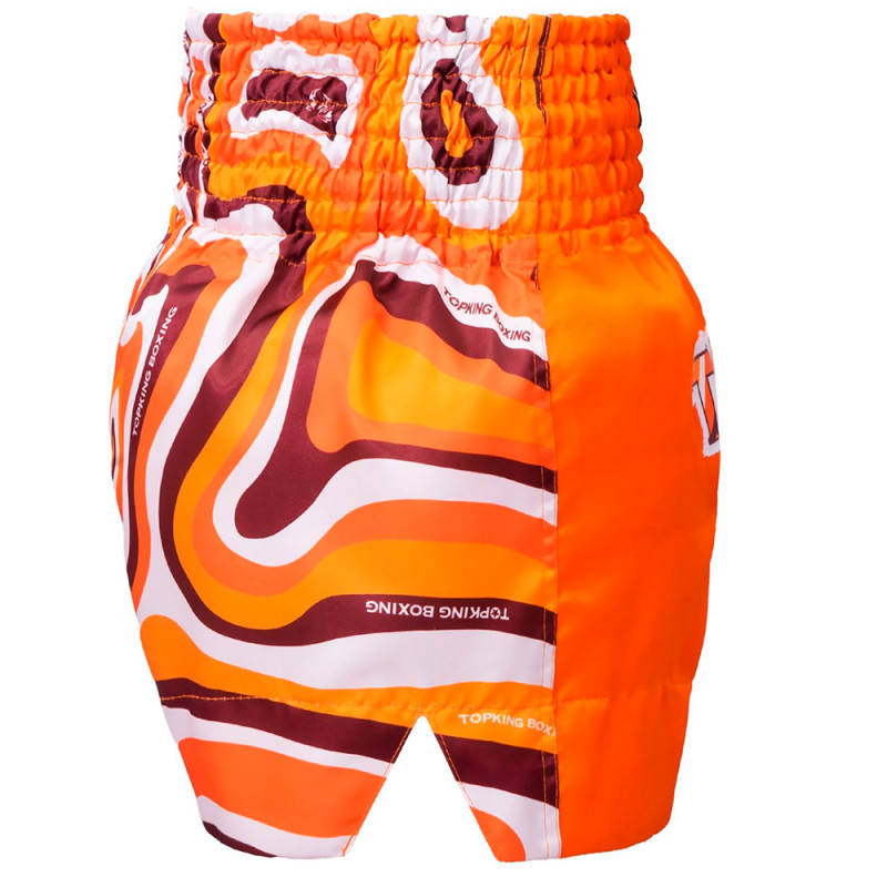 TKB TopKing TKTBS-252 Muay Thai Boxing Shorts Orange Free Shipping