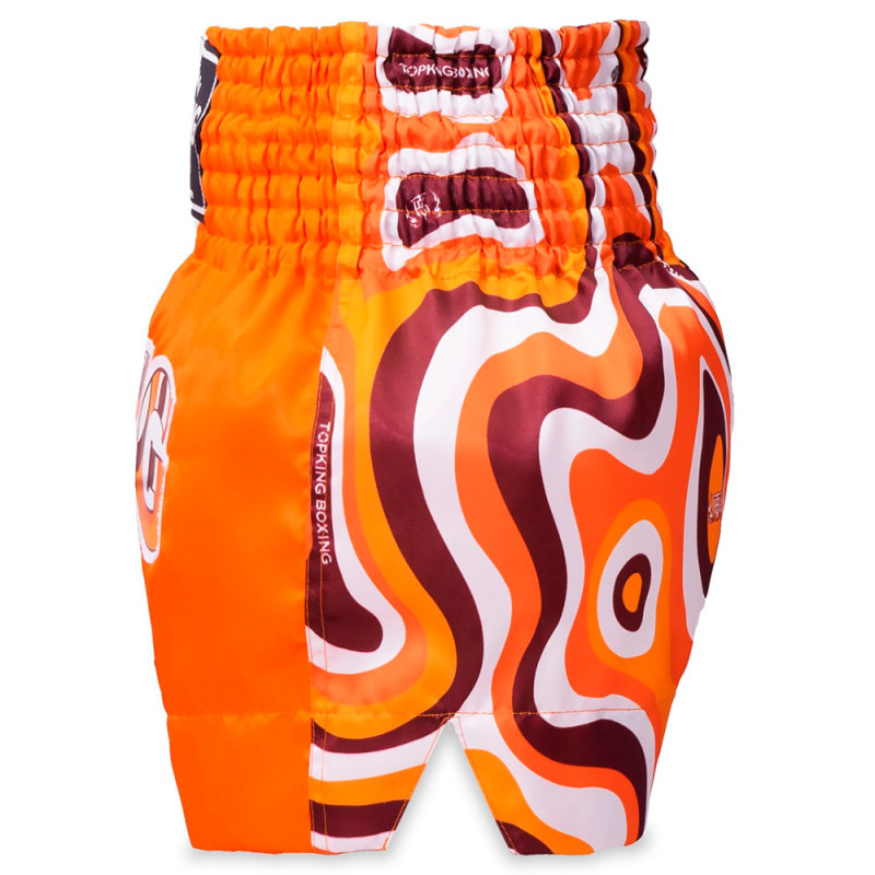 TKB TopKing TKTBS-252 Muay Thai Boxing Shorts Orange Free Shipping