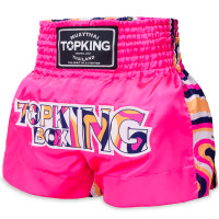 TKB Top King TKTBS-252 Muay Thai Boxing Shorts Pink Free Shipping
