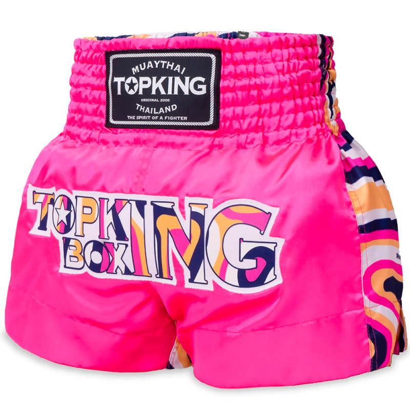 TKB TopKing TKTBS-252 Muay Thai Boxing Shorts Pink Free Shipping