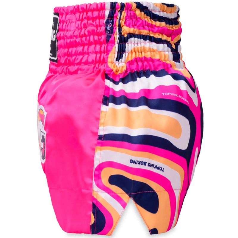 TKB TopKing TKTBS-252 Muay Thai Boxing Shorts Pink Free Shipping