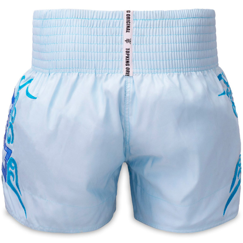 TKB TopKing TKTBS-256 Muay Thai Boxing Shorts Lite Blue Free Shipping