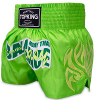 TKB Top King TKTBS-253 Muay Thai Boxing Shorts Green Free Shipping