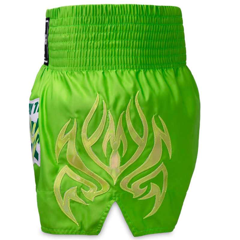 TKB TopKing TKTBS-253 Muay Thai Boxing Shorts Green Free Shipping