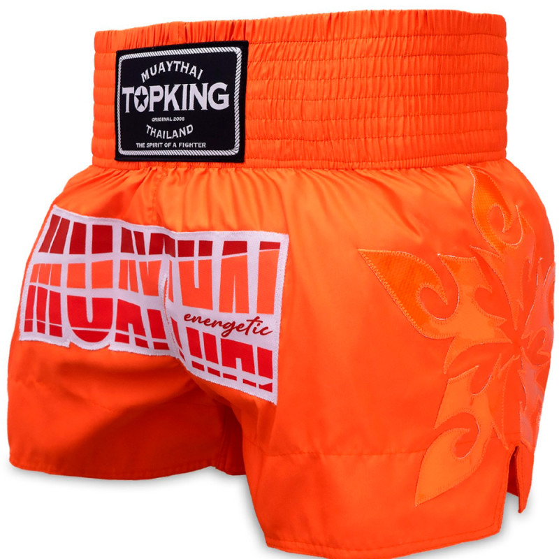 TKB TopKing TKTBS-258 Muay Thai Boxing Shorts Orange Free Shipping