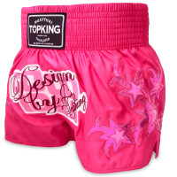 TKB Top King TKTBS-254 Muay Thai Boxing Shorts Pink Free Shipping