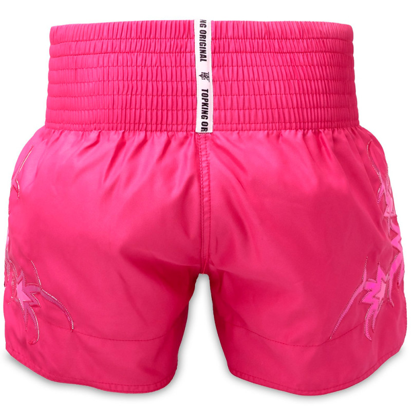 TKB TopKing TKTBS-254 Muay Thai Boxing Shorts Pink Free Shipping