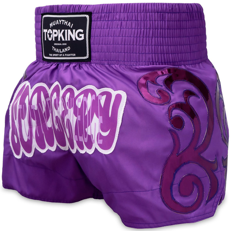 TKB TopKing TKTBS-260 Muay Thai Boxing Shorts Purple Free Shipping