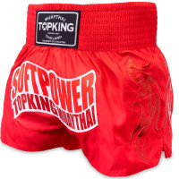 TKB Top King TKTBS-260 Muay Thai Boxing Shorts Red Free Shipping