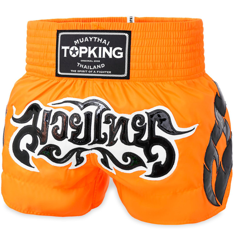 TKB TopKing TKTBS-260 Muay Thai Boxing Shorts Orange Free Shipping