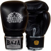 Raja Boxing Muay Thai Gloves "Double Line" Black
