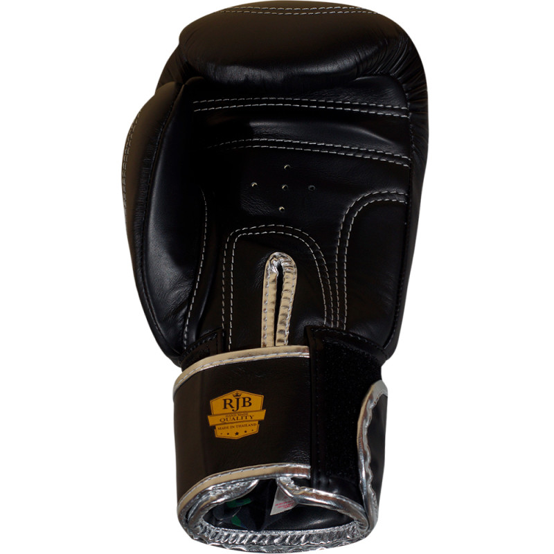 Raja Boxing Muay Thai Gloves "Double Line" Black
