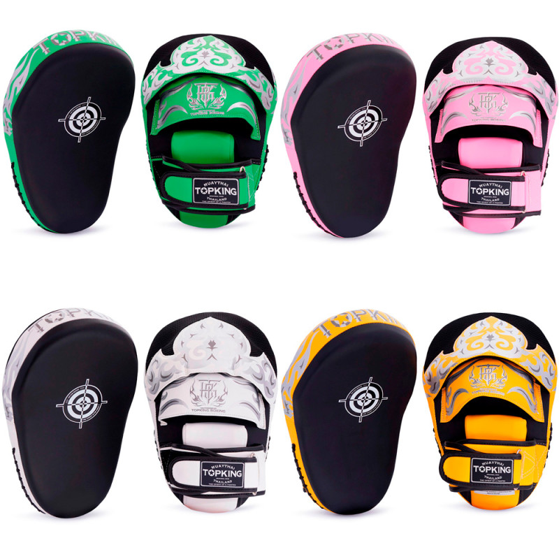 TKB TopKing TKFME "Kanok" Focus Mitts Muay Thai Boxing 4 Colors