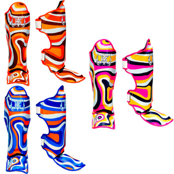 TKB Top King "Lava" Shin Guards Muay Thai Boxing