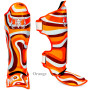 TKB Top King "Lava" Shin Guards Muay Thai Boxing