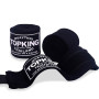 TKB Top King Hand Wraps Muay Thai Boxing Elastic Free Shipping Black