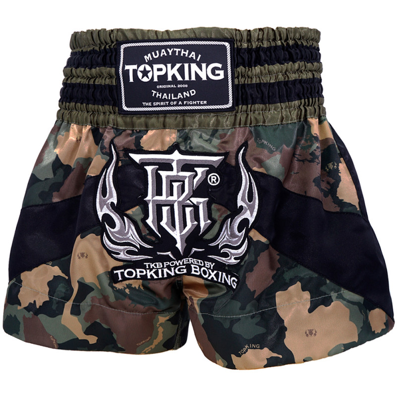 TKB TopKing TKTBS-249 Muay Thai Boxing Shorts Camouflage Free Shipping