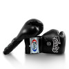 Fairtex BGL7 Boxing Gloves Mexican Style Lace Up Black