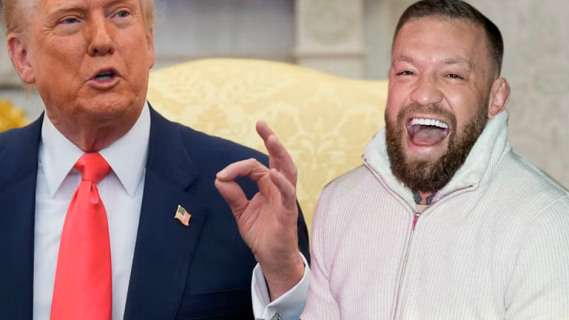 Donald Trump declares Conor McGregor as his favorite Irishman