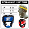 Mongkol Head Guard Headgear Muay Thai Boxing Black-Yellow