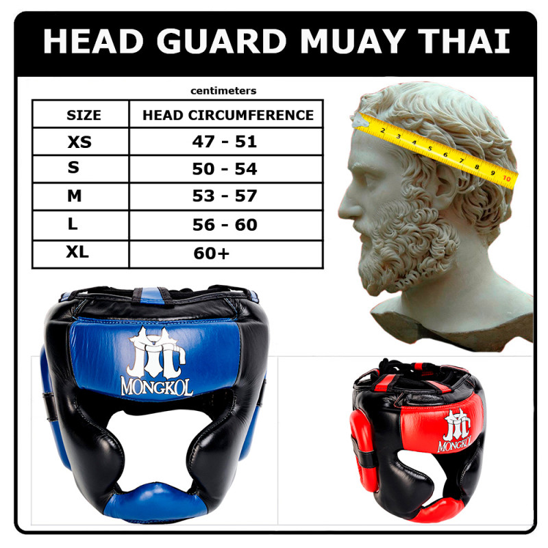 Mongkol Head Guard Headgear Muay Thai Boxing Black-Yellow