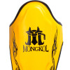 Mongkol Muay Thai Boxing Shin Guards Drawing Yellow