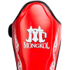 Mongkol Muay Thai Boxing Shin Guards Drawing Red