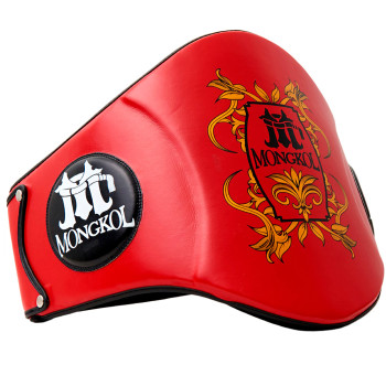 Mongkol Belly Pad Muay Thai Boxing Red