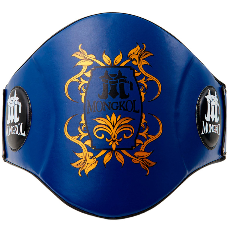 Mongkol Belly Pad Muay Thai Boxing Blue