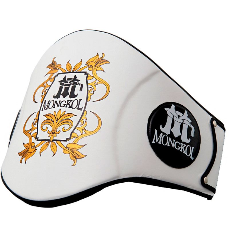 Mongkol Belly Pad Muay Thai Boxing White
