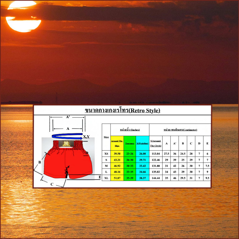 Mongkol "Eagle" Retro Muay Thai Boxing Shorts Free Shipping