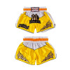 Mongkol Muay Thai Boxing Shorts Yellow-White Free Shipping