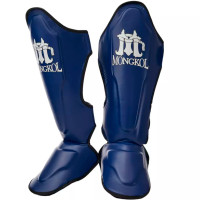 Mongkol Muay Thai Boxing Shin Guards Blue