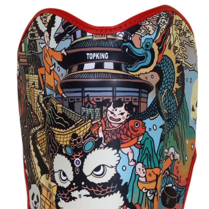 TKB TopKing TKSGCT-CN Shin Guards Muay Thai Boxing "Chinese Culture New Year"