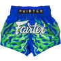 Fairtex "Jo Nattawut" Blue Muay Thai Boxing Shorts Free Shipping