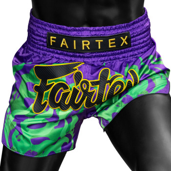 Fairtex "Jo Nattawut" Purple Muay Thai Boxing Shorts Free Shipping