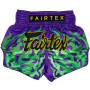 Fairtex "Jo Nattawut" Purple Muay Thai Boxing Shorts Free Shipping